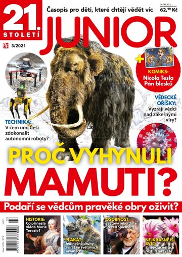 Obálka e-magazínu 21. století JUNIOR 3/21