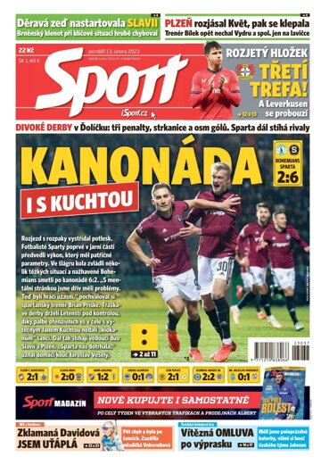 Obálka e-magazínu Sport 13.2.2023
