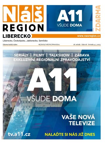 Obálka e-magazínu Náš Region - Liberecko 18/2023