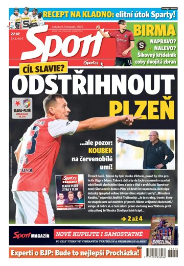 Obálka e-magazínu Sport 4.11.2023