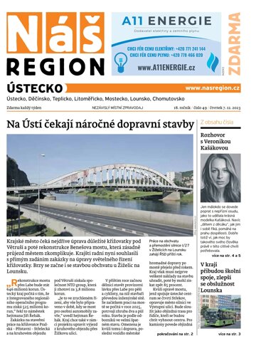 Obálka e-magazínu Náš Region - Ústecko 49/2023