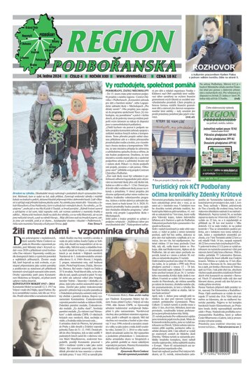 Obálka e-magazínu Region Podbořanska 4/24