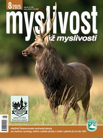 Obálka e-magazínu Myslivost 8/2025