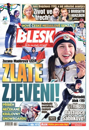 Obálka e-magazínu Blesk 9.2.2026