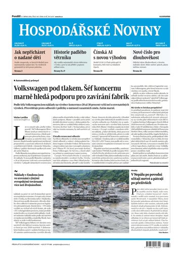 Obálka e-magazínu Hospodářské noviny 167 - 31.8.2026