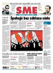 Obálka e-magazínu SME 3.4.2013
