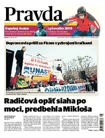 Obálka e-magazínu Pravda 3.2.2010