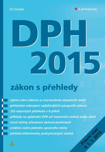 Obálka knihy DPH 2015 - zákon s přehledy