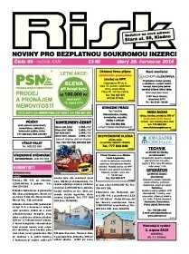 Obálka e-magazínu Risk 60/2014
