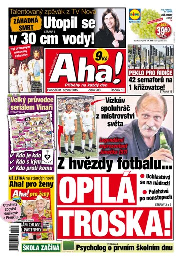 Obálka e-magazínu AHA! 31.8.2015