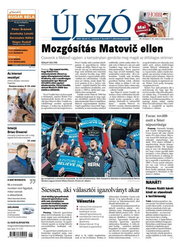 Obálka e-magazínu Új Szó 11.2.2016