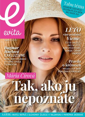Obálka e-magazínu EVITA magazín 7/2016