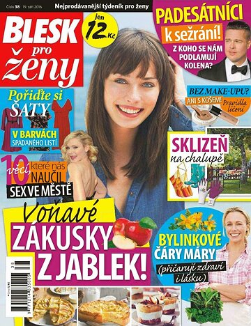 Obálka e-magazínu Blesk pro ženy 19.9.2016