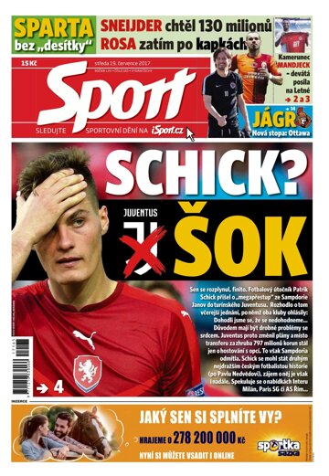 Obálka e-magazínu Sport 19.7.2017