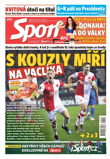 Obálka e-magazínu Sport 23.2.2019