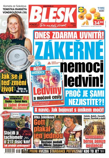 Obálka e-magazínu Blesk 10.6.2019