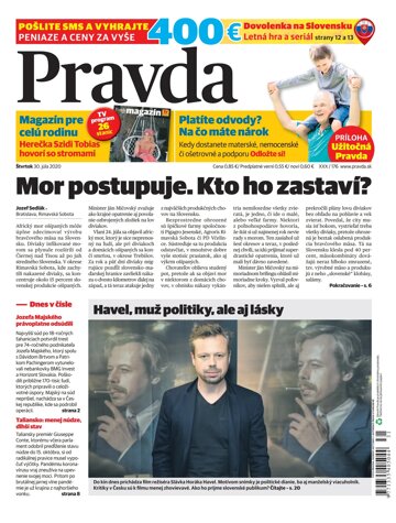 Obálka e-magazínu Pravda 30. 7. 2020