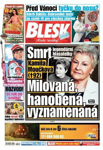 Obálka e-magazínu Blesk 25.11.2020