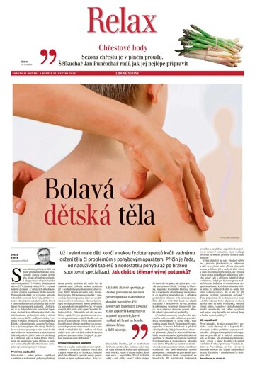 Obálka e-magazínu LN+ Čechy - 21.5.2022