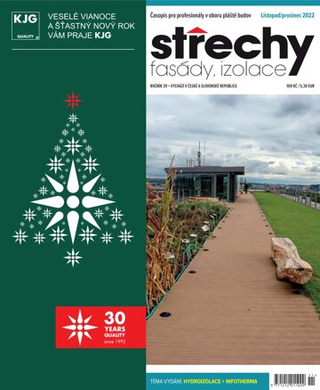 Obálka e-magazínu Střechy, Fasády, Izolace 11-12/2022