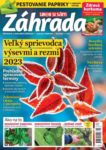 Obálka e-magazínu Záhrada 2022 10