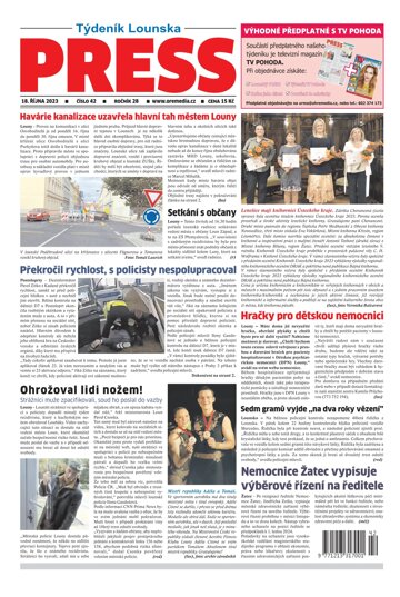 Obálka e-magazínu Lounský press 42/23