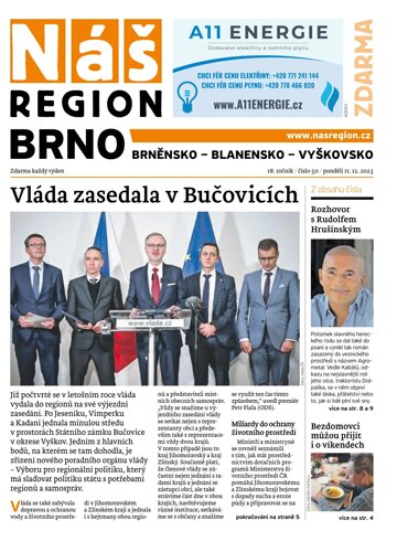 Obálka e-magazínu Náš Region - Brno 50/2023