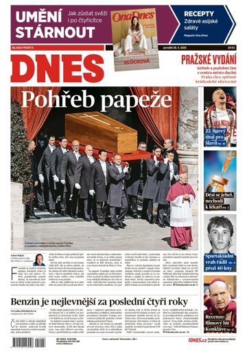 Obálka e-magazínu MF Dnes 28.4.2025
