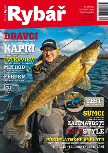 Obálka e-magazínu Český rybář 6/2026