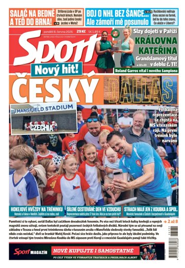 Obálka e-magazínu Sport 8.6.2026