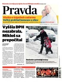 Obálka e-magazínu Pravda 23. 1. 2013