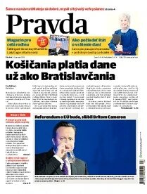 Obálka e-magazínu Pravda 24.1.2013