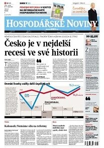 Obálka e-magazínu Hospodářské noviny 033 - 15.2.2013