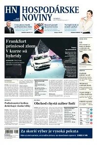 Obálka e-magazínu Hospodárske noviny 10.09.2013