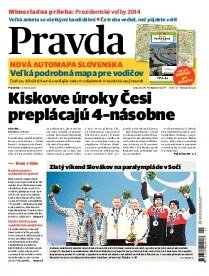 Obálka e-magazínu Pravda 10. 3. 2014