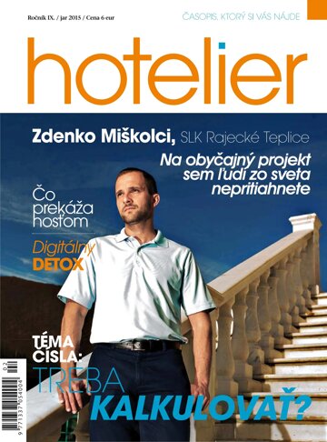 Obálka e-magazínu Hotelier jar 2015