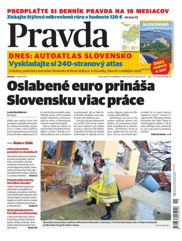 Obálka e-magazínu Pravda 7. 4. 2015