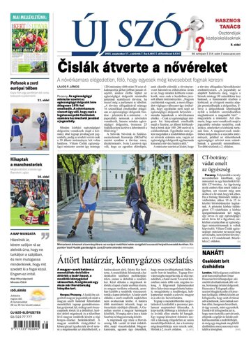 Obálka e-magazínu Új Szó 17.9.2015