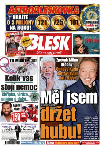 Obálka e-magazínu Blesk 22.10.2016