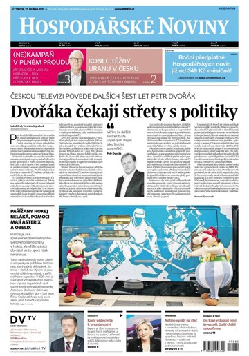 Obálka e-magazínu Hospodářské noviny 082 - 27.4.2017