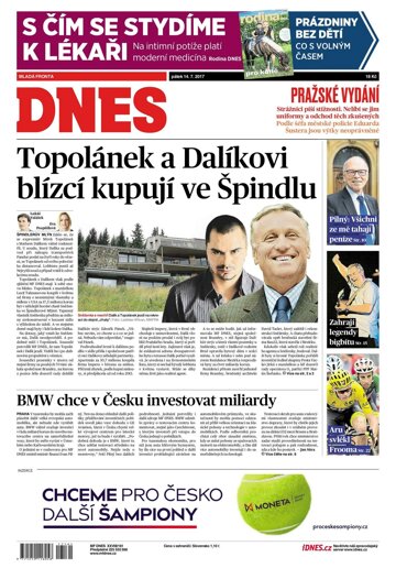 Obálka e-magazínu MF Dnes 14.7.2017