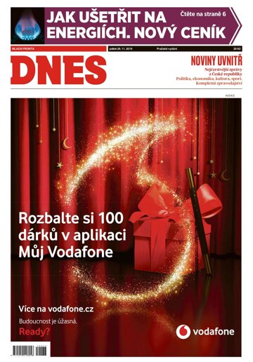 Obálka e-magazínu MF Dnes 29.11.2019