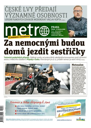 Obálka e-magazínu deník METRO 6.3.2020