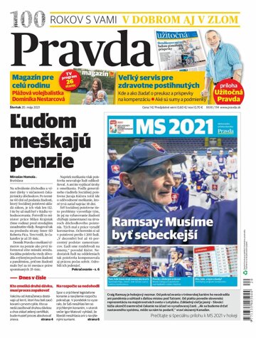 Obálka e-magazínu Pravda 20. 5. 2021