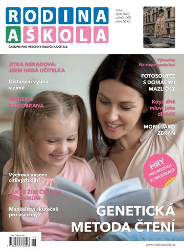 Obálka e-magazínu Rodina a škola 8/2022