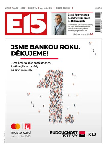 Obálka e-magazínu E15 25.11.2022