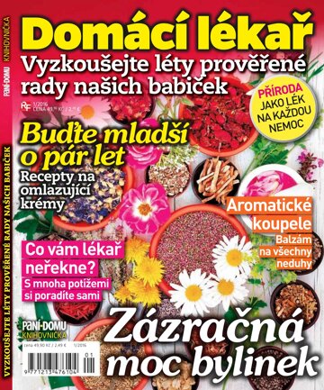 Obálka e-magazínu Knihovnička Paní domu - Domácí lékař 1/16