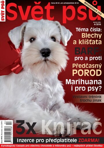 Obálka e-magazínu Svět psů 4/2016