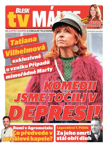 Obálka e-magazínu Blesk Tv manie 20.5.2023
