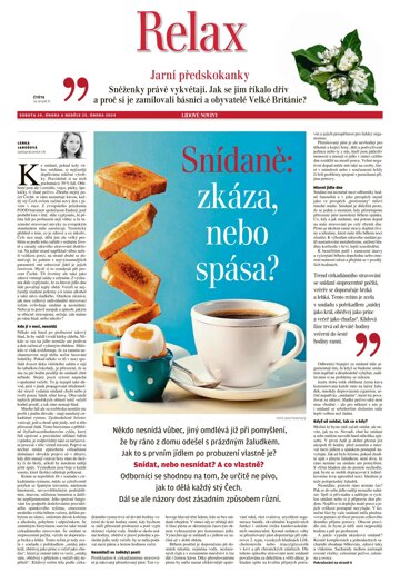 Obálka e-magazínu LN+ Čechy - 24.2.2024